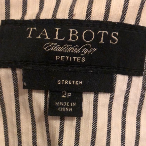 Talbots Seersucker Blazer - Picture 2 of 5